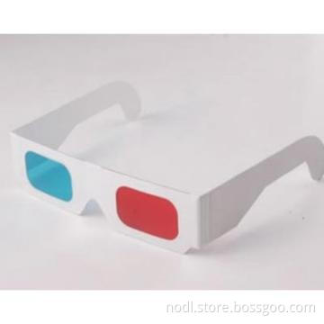 Red and Blue Paper 3D Glasses